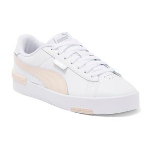 PUMA Women’s Jada Renew Sneaker In White Island & Pink Silver New In Box-Reemoly
